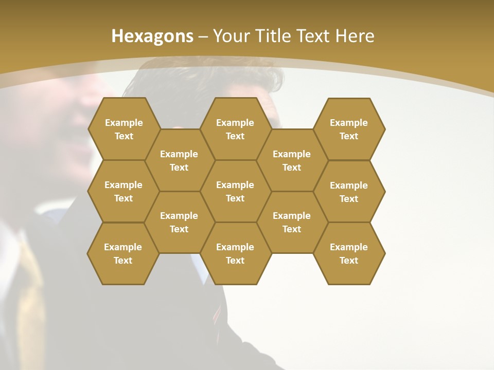 Man Close Young PowerPoint Template