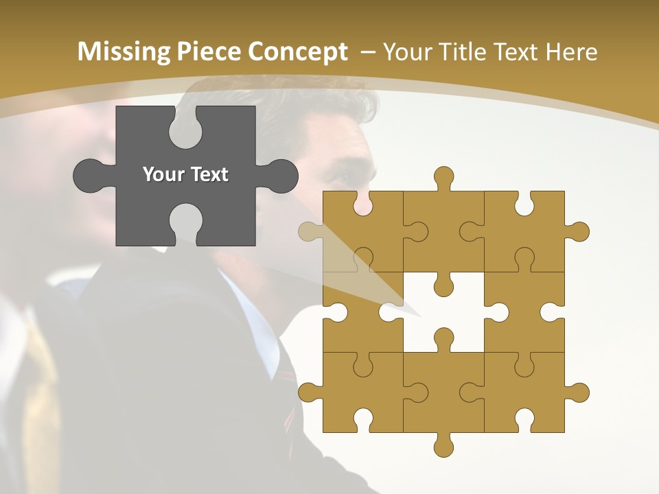 Man Close Young PowerPoint Template