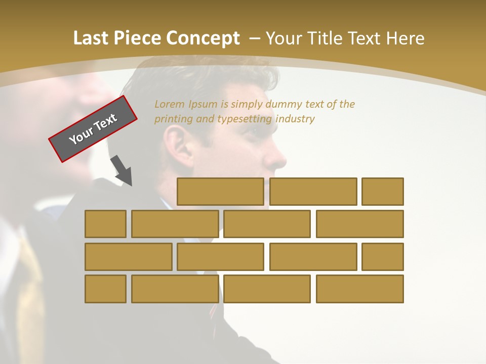 Man Close Young PowerPoint Template