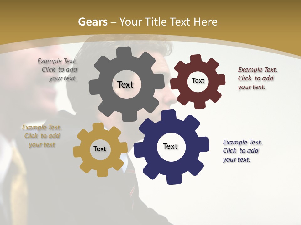 Man Close Young PowerPoint Template