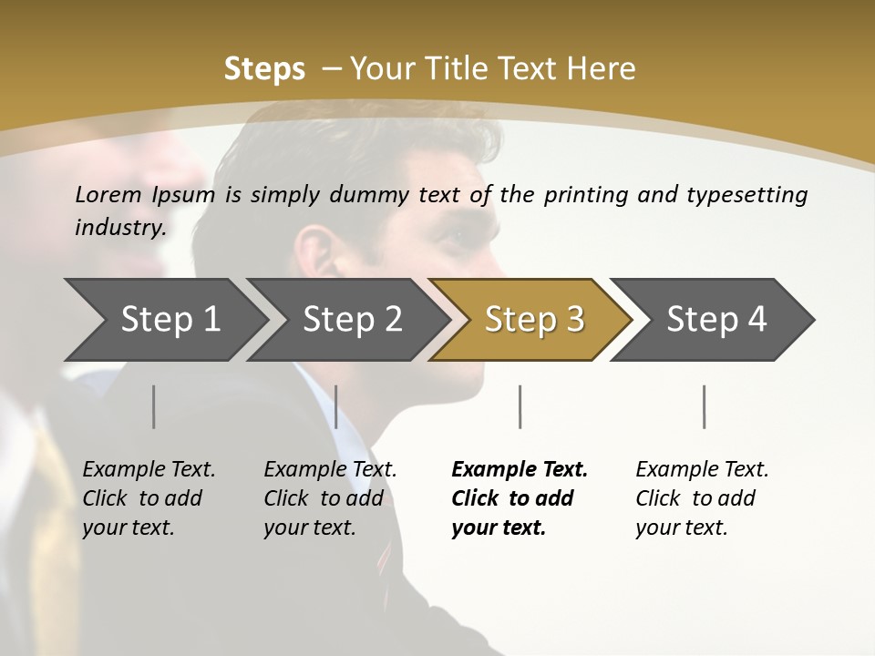 Man Close Young PowerPoint Template