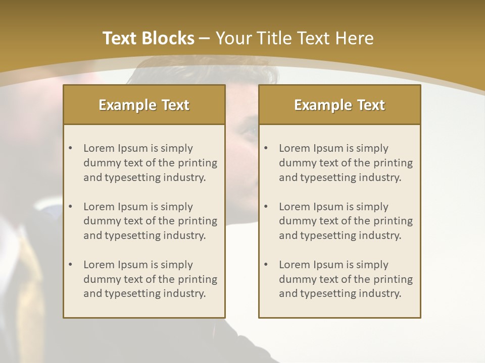Man Close Young PowerPoint Template