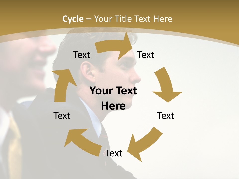 Man Close Young PowerPoint Template