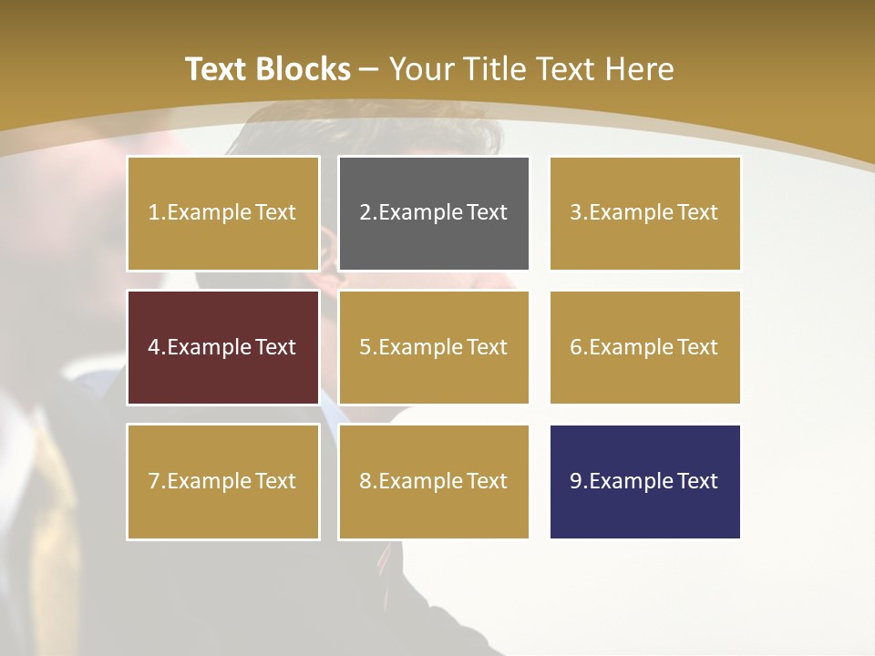 Man Close Young PowerPoint Template