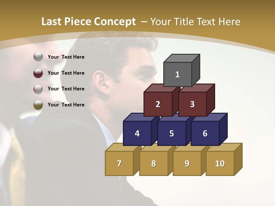 Man Close Young PowerPoint Template