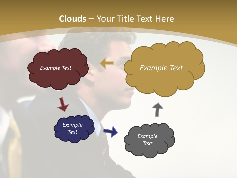 Man Close Young PowerPoint Template