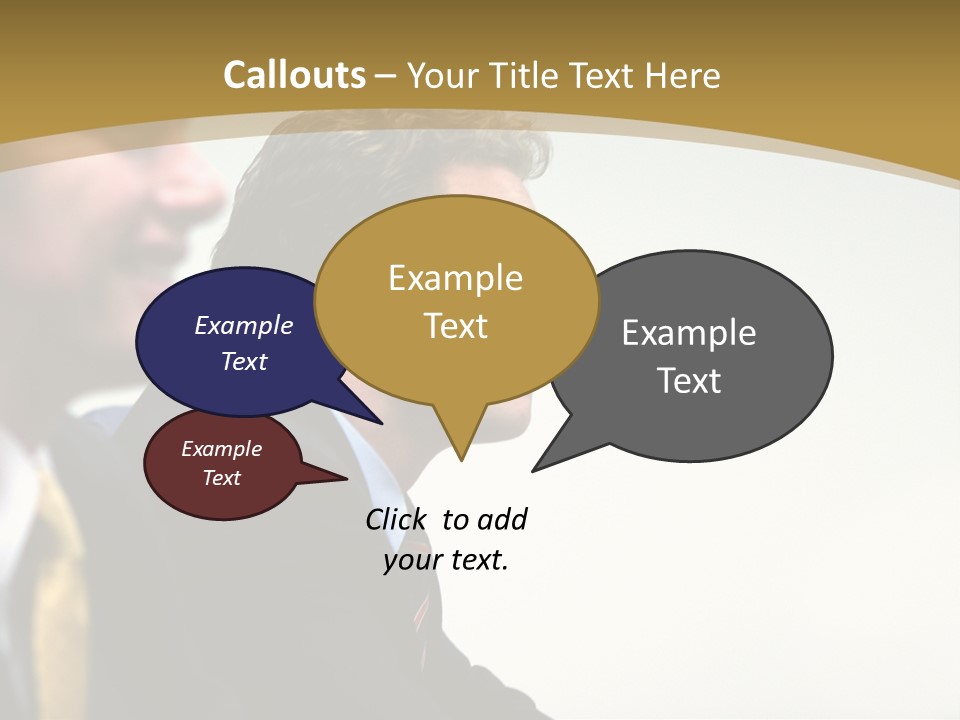 Man Close Young PowerPoint Template