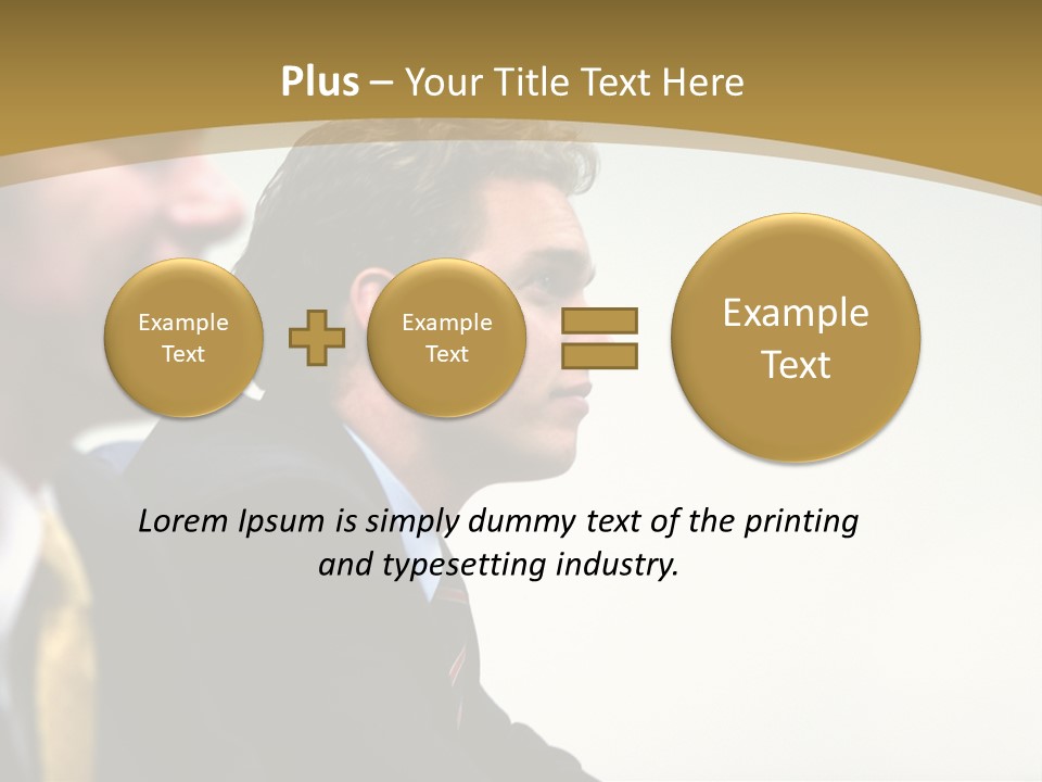 Man Close Young PowerPoint Template