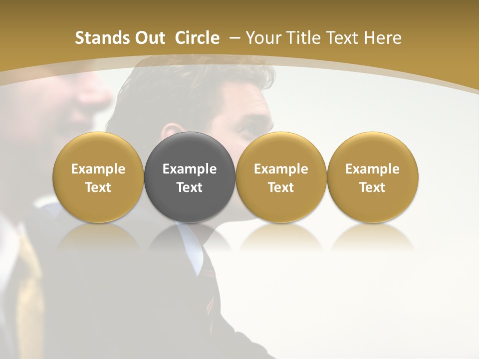 Man Close Young PowerPoint Template