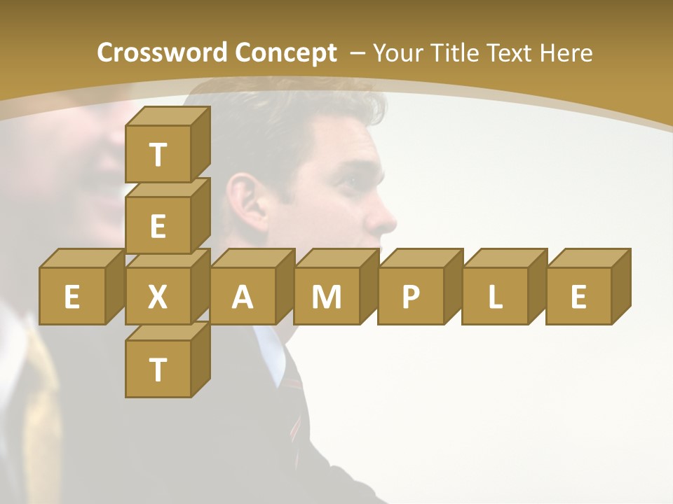 Man Close Young PowerPoint Template