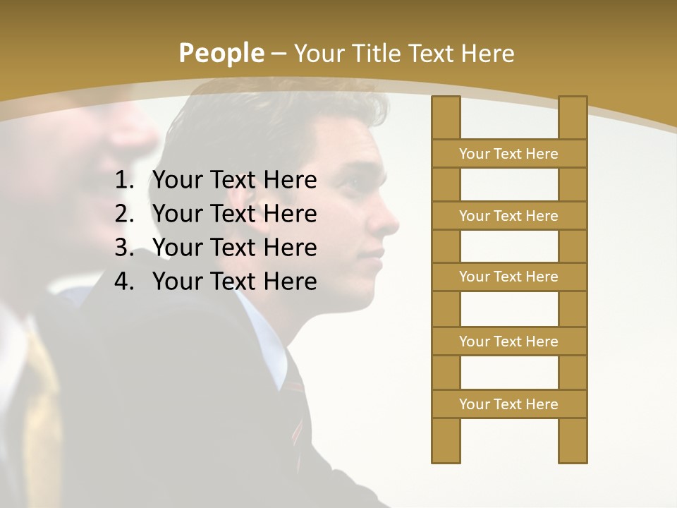Man Close Young PowerPoint Template