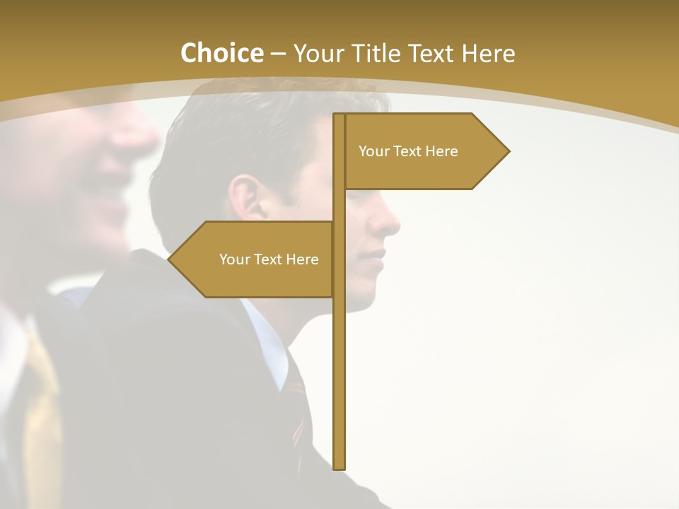 Man Close Young PowerPoint Template