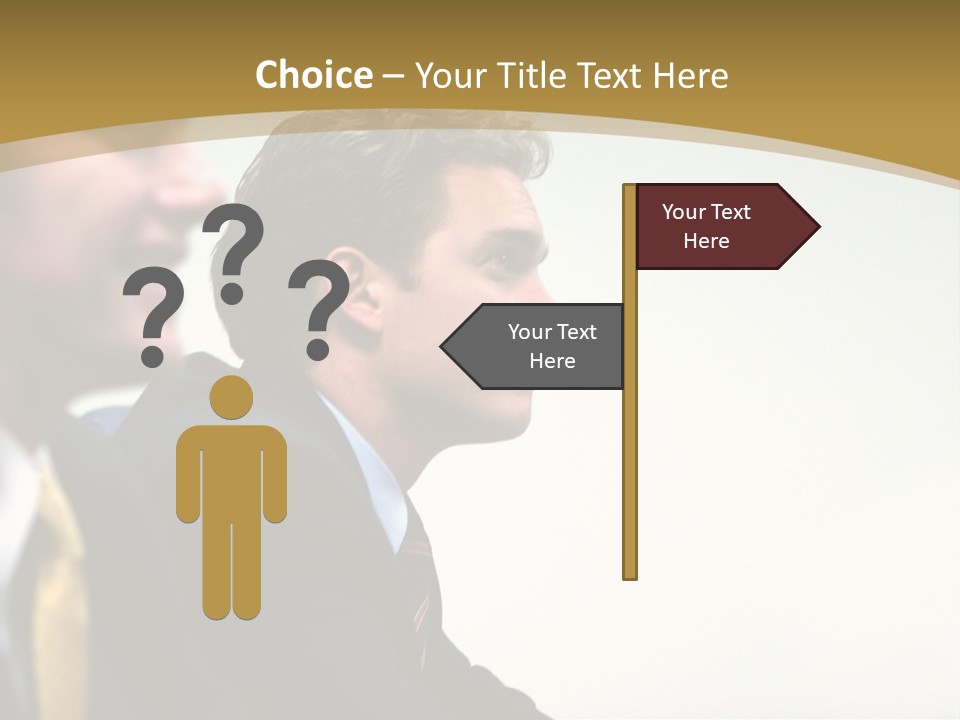 Man Close Young PowerPoint Template