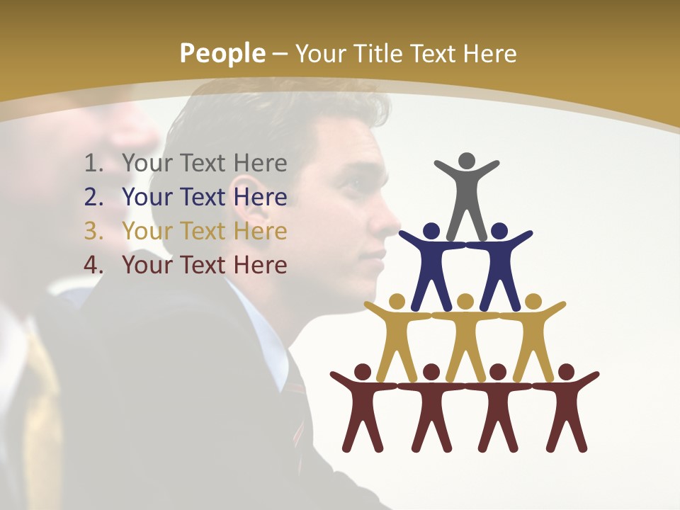 Man Close Young PowerPoint Template