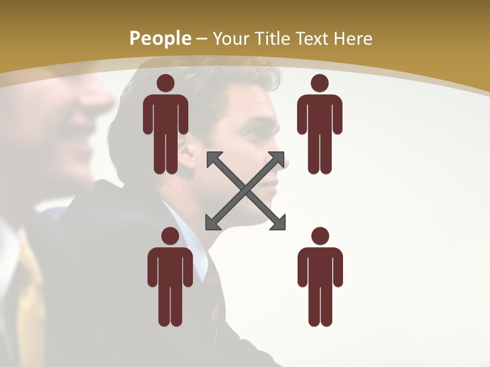 Man Close Young PowerPoint Template