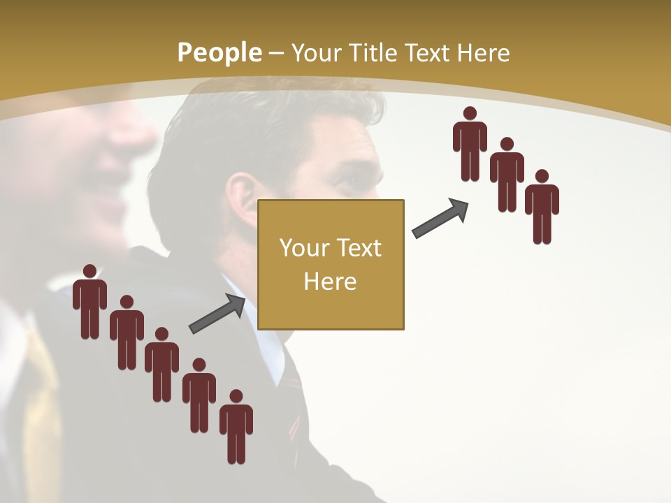 Man Close Young PowerPoint Template