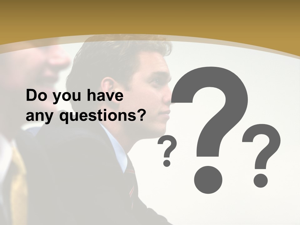 Man Close Young PowerPoint Template