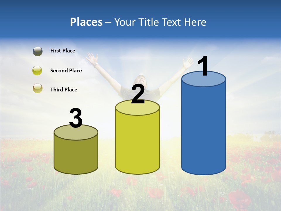 Joy Success Stand PowerPoint Template