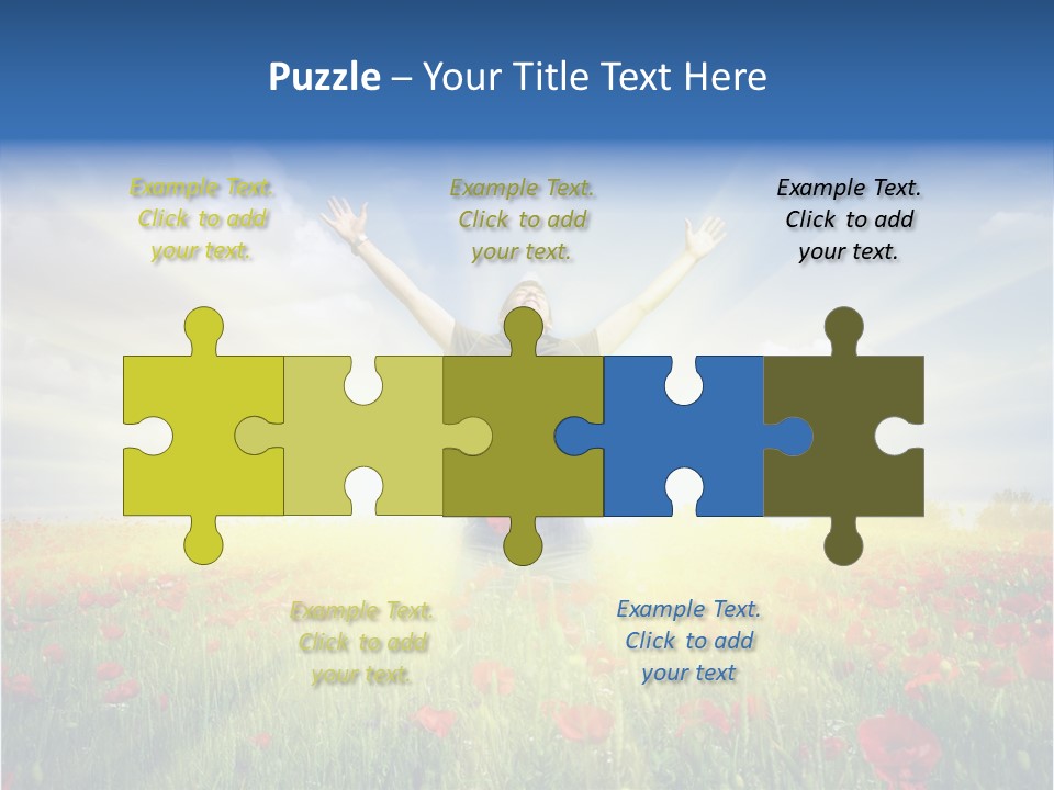 Joy Success Stand PowerPoint Template