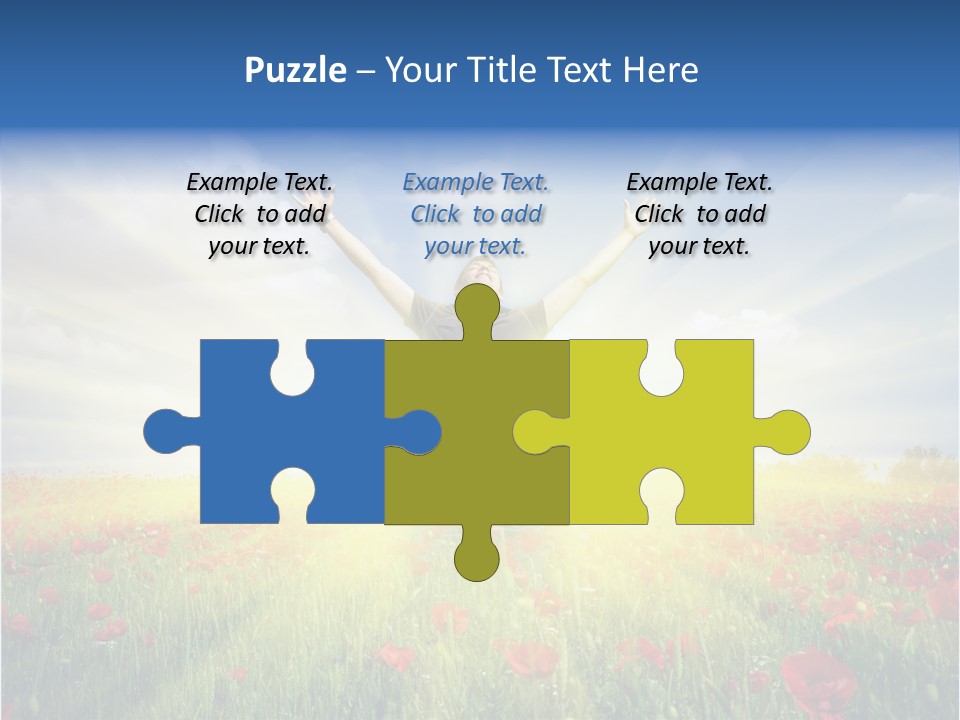 Joy Success Stand PowerPoint Template