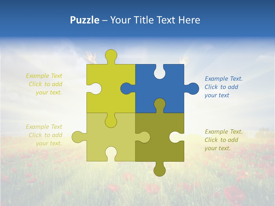 Joy Success Stand PowerPoint Template