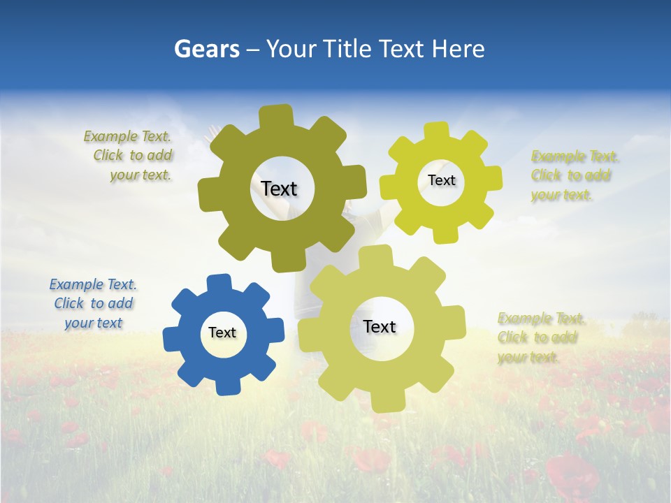 Joy Success Stand PowerPoint Template