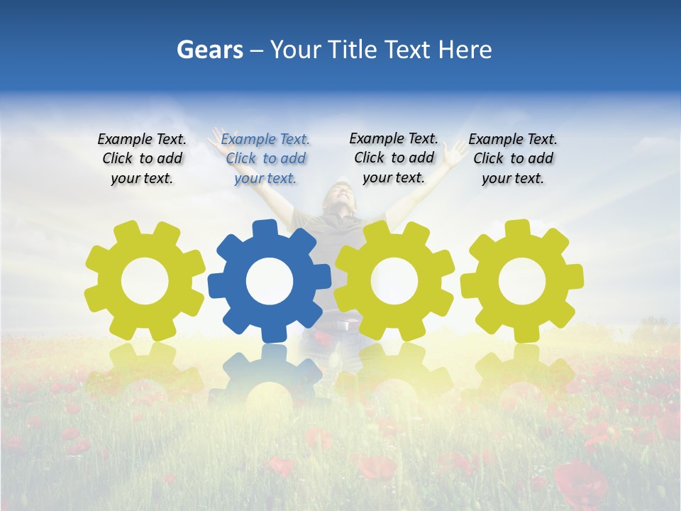 Joy Success Stand PowerPoint Template