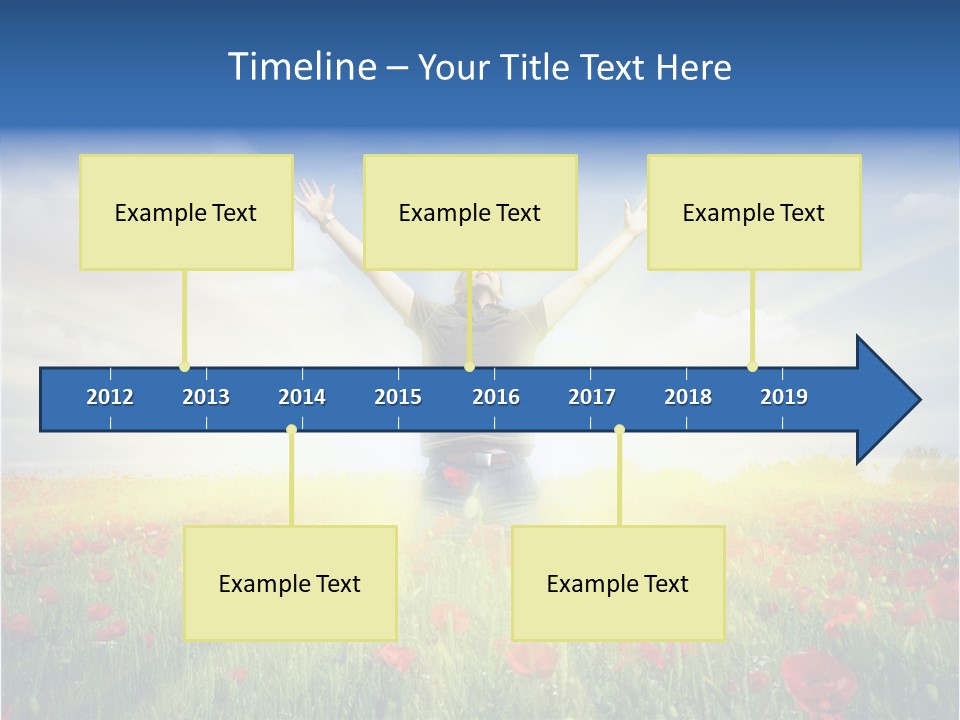 Joy Success Stand PowerPoint Template
