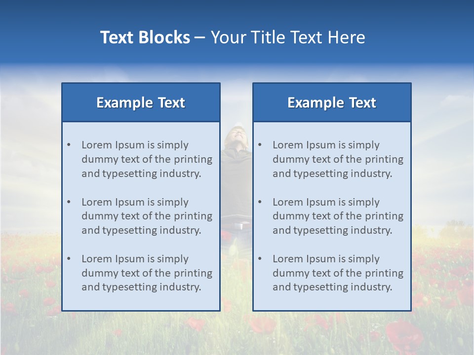 Joy Success Stand PowerPoint Template