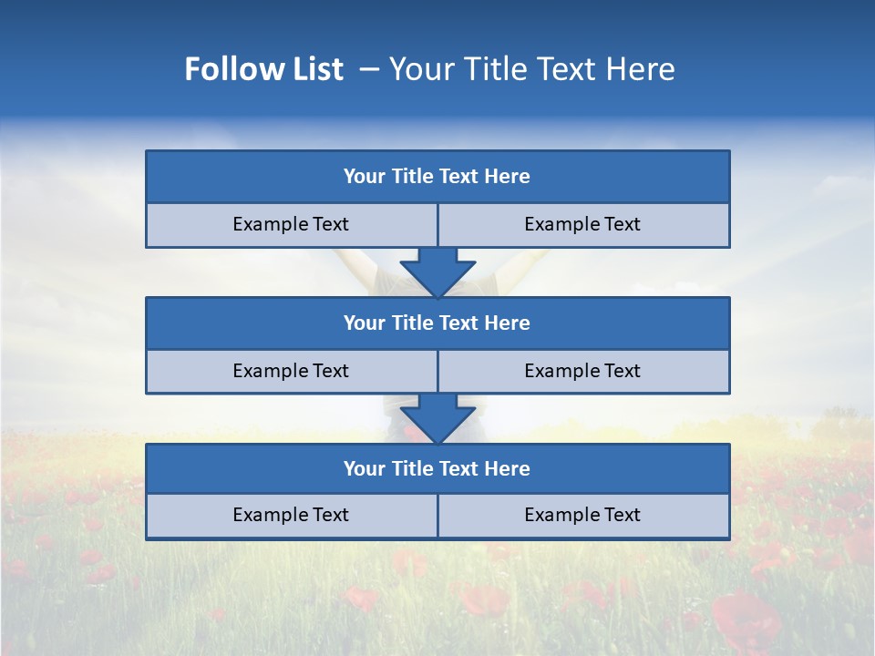 Joy Success Stand PowerPoint Template
