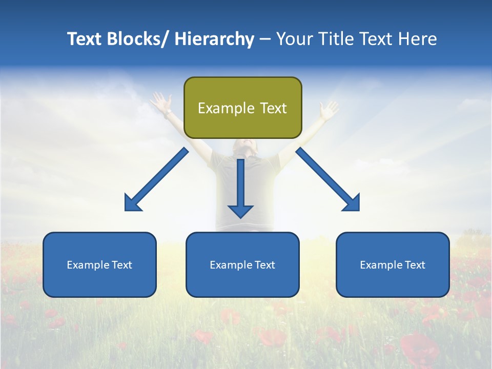 Joy Success Stand PowerPoint Template
