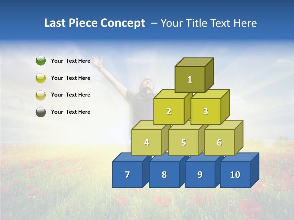 Joy Success Stand PowerPoint Template