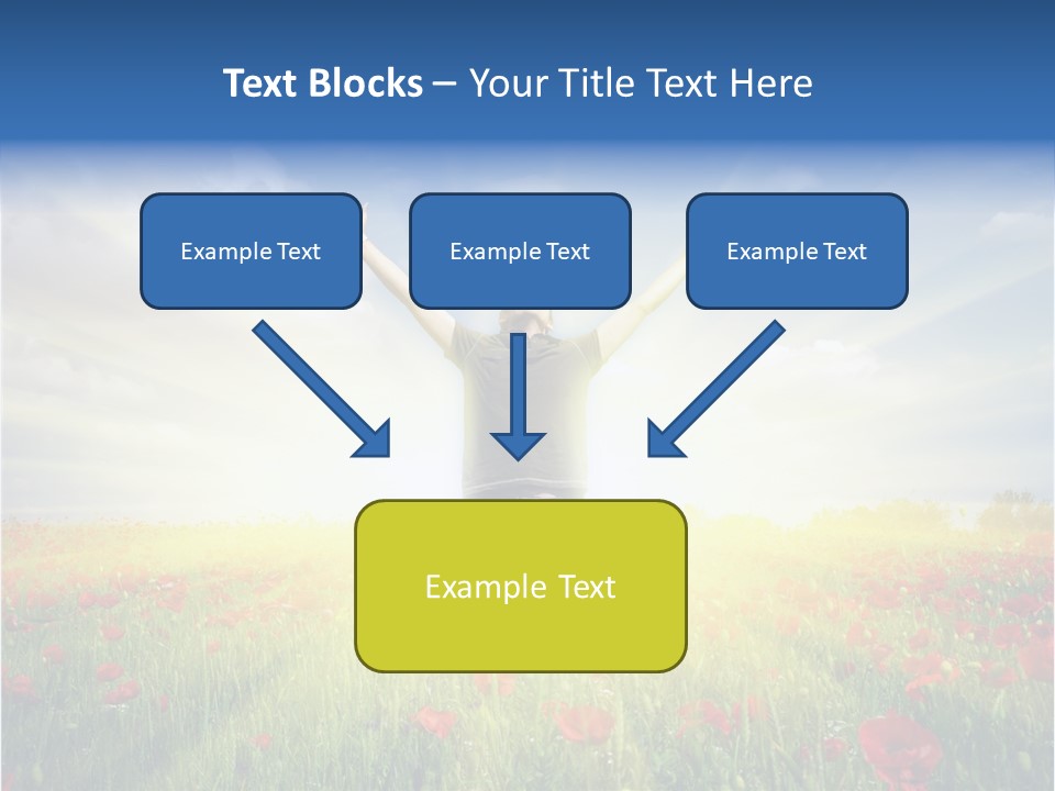 Joy Success Stand PowerPoint Template