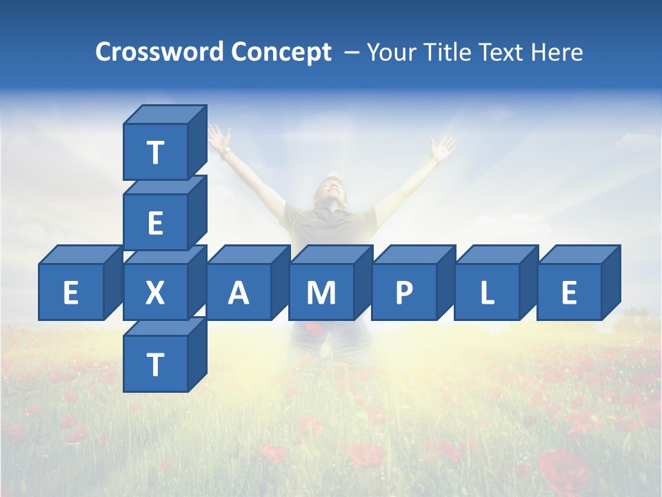 Joy Success Stand PowerPoint Template