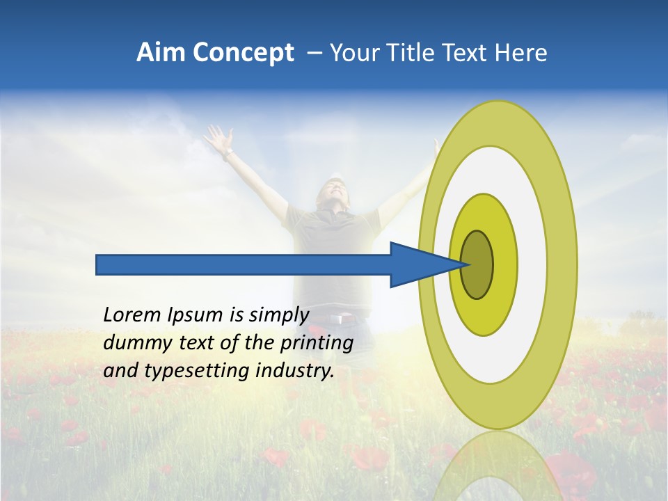 Joy Success Stand PowerPoint Template