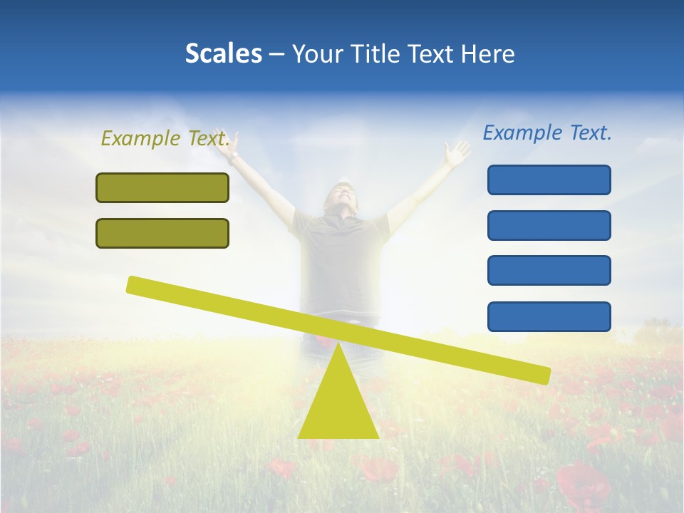Joy Success Stand PowerPoint Template
