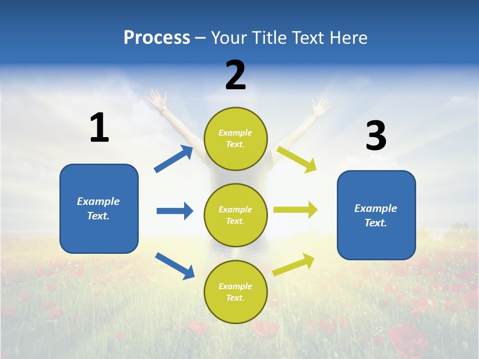 Joy Success Stand PowerPoint Template