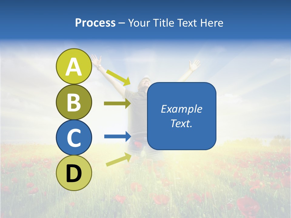 Joy Success Stand PowerPoint Template