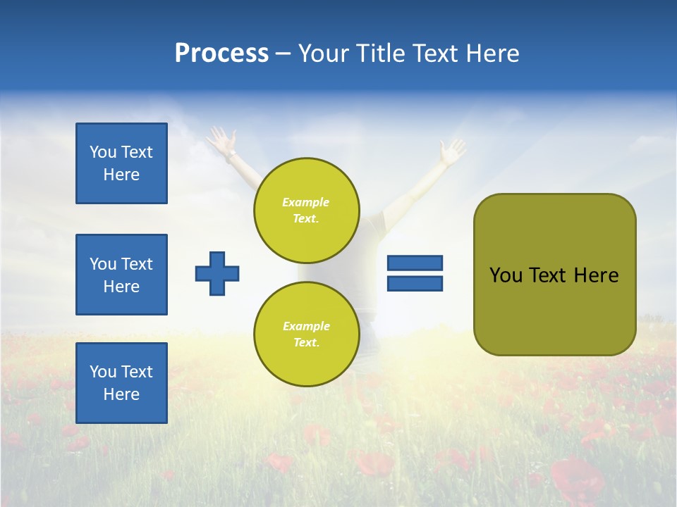 Joy Success Stand PowerPoint Template