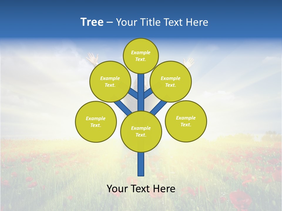 Joy Success Stand PowerPoint Template