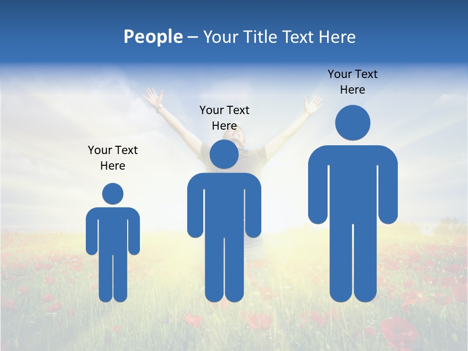 Joy Success Stand PowerPoint Template