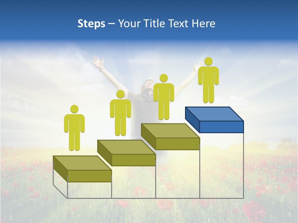 Joy Success Stand PowerPoint Template