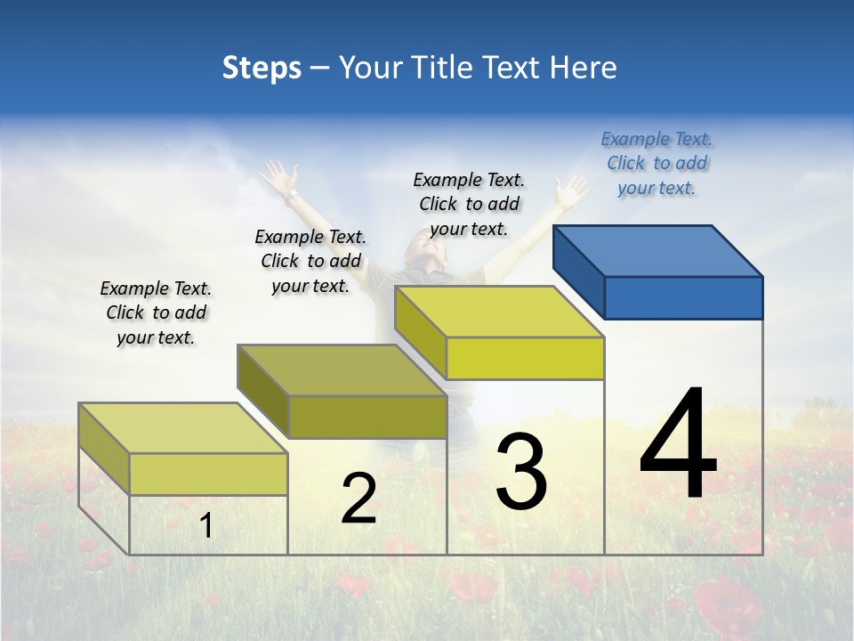 Joy Success Stand PowerPoint Template