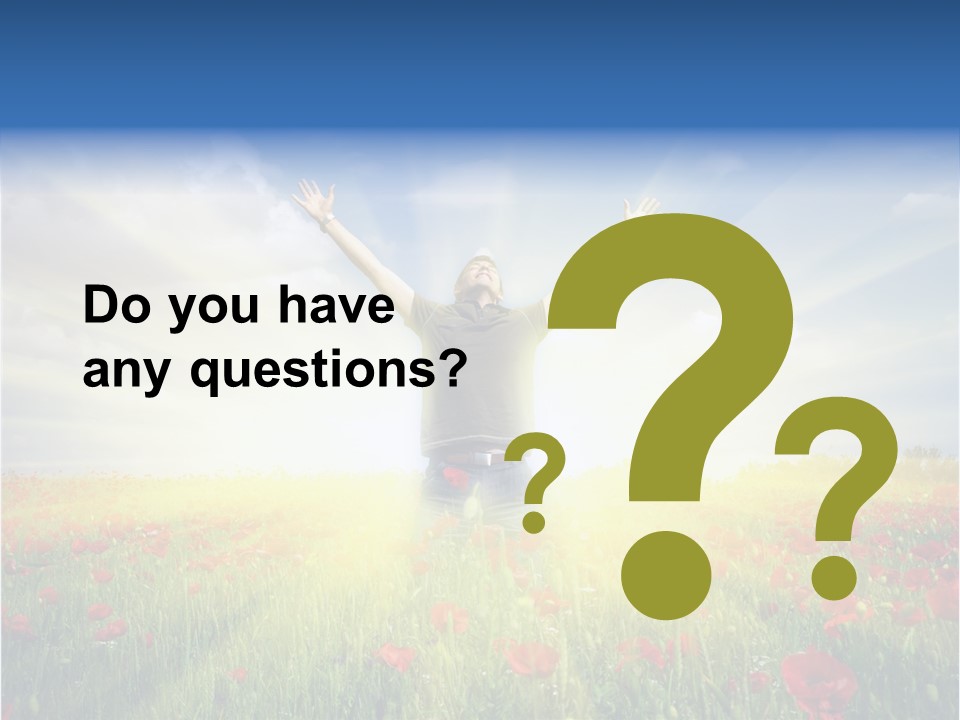 Joy Success Stand PowerPoint Template