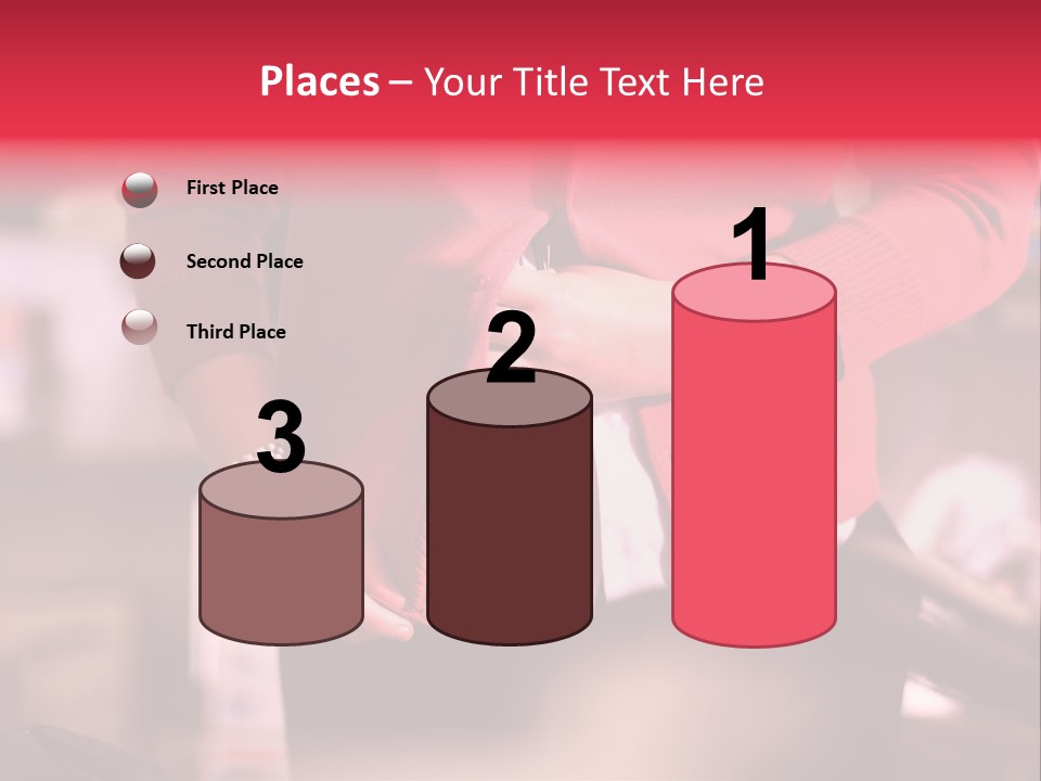 Shoplifter Retail Lady PowerPoint Template