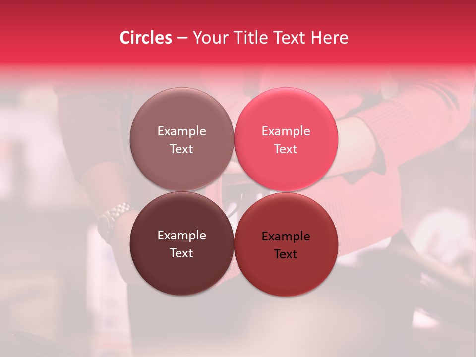 Shoplifter Retail Lady PowerPoint Template