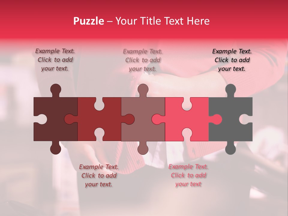 Shoplifter Retail Lady PowerPoint Template