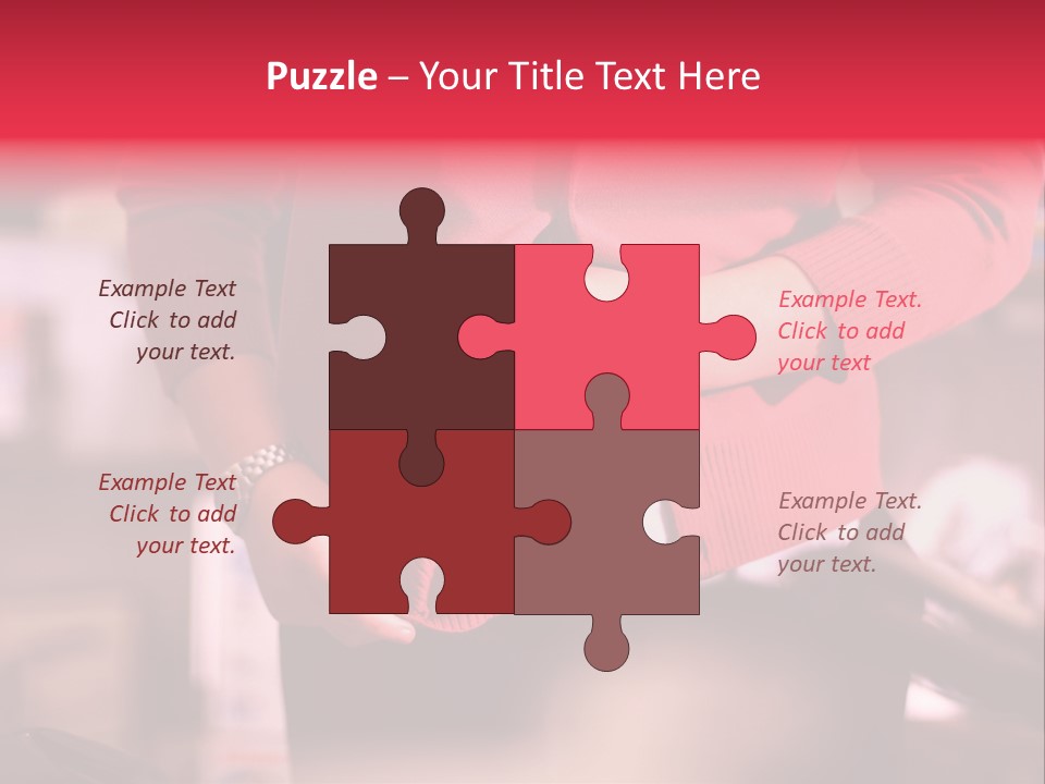 Shoplifter Retail Lady PowerPoint Template