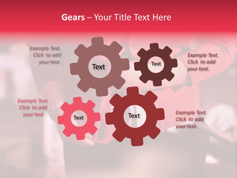 Shoplifter Retail Lady PowerPoint Template