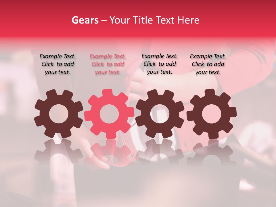 Shoplifter Retail Lady PowerPoint Template